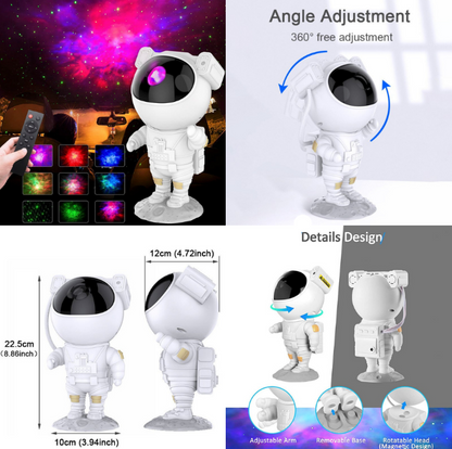 Astronaut Galaxy Projector Night Light
