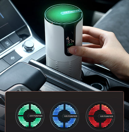 Intelligent Car Air Purifier - Black