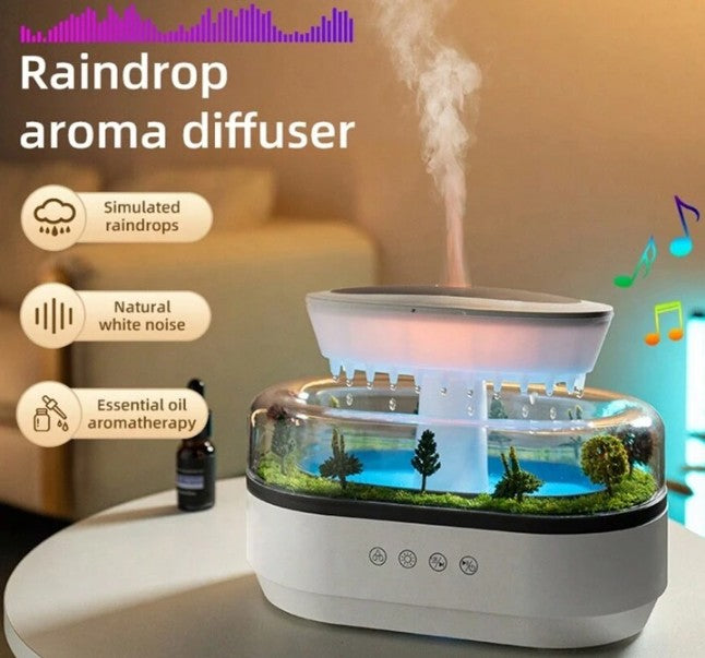 Smart Cool Mist Raindrop Air Humidifier for Garden Landscape