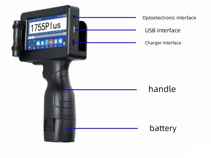 Yaomatec 1755 Intelligent Handheld Inkjet Printer