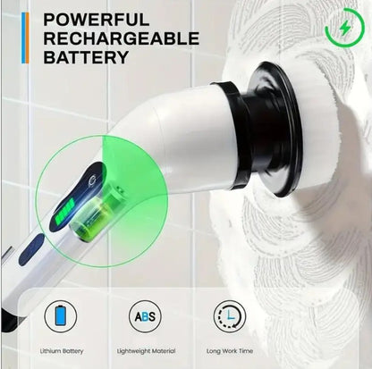 Cordless Electric Spin Scrubber Cleaning Brush