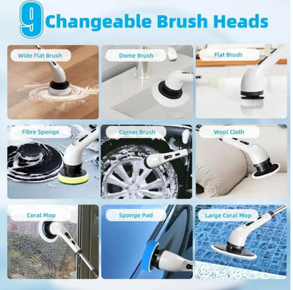 Cordless Electric Spin Scrubber Cleaning Brush