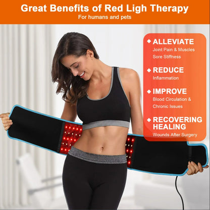 Red Light Waist Massager Belt