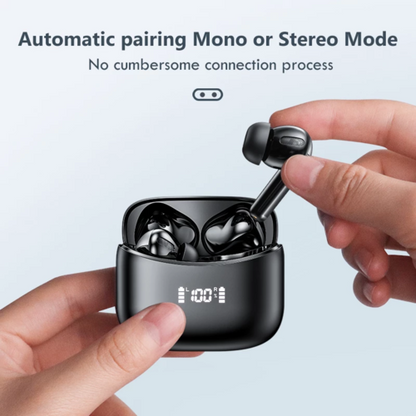 LED TWS-oordopjes Bluetooth 5.0-oorfone vir Huawei Iphone